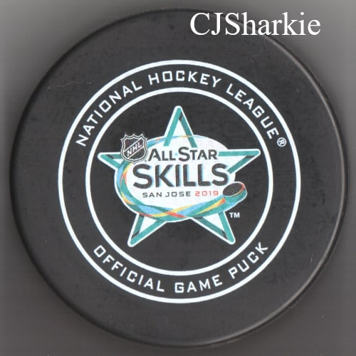 2019 All Star Skills Official Game Puck