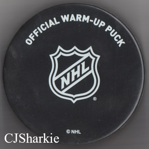 2019 All Star Warmup Puck back view