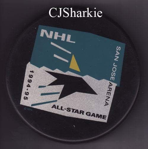 1995 All Star Official Game Puck