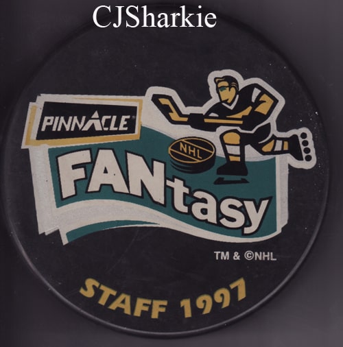 1997 All Star Staff Puck back view