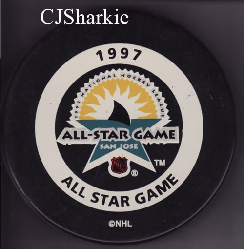 1997 All Star Official Game Puck