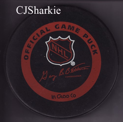 1997 All Star Official Game Puck back view