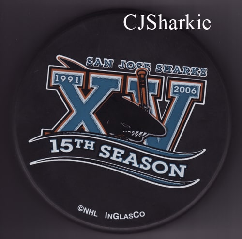 15th Anniversary Logo Puck