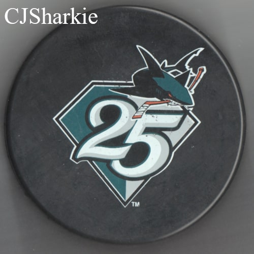 25th Anniversary Logo Puck