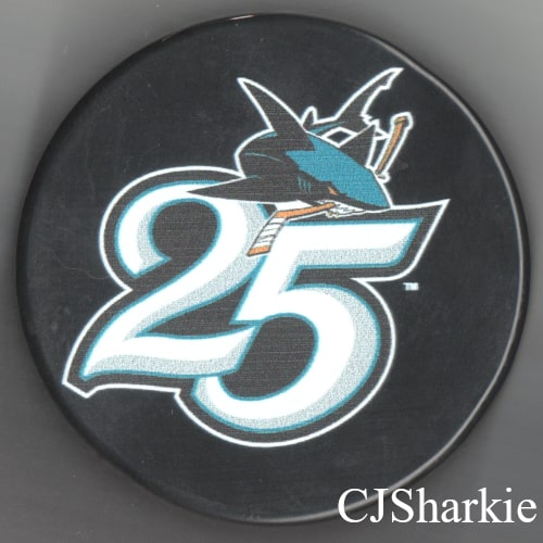25th Anniversary Logo Puck