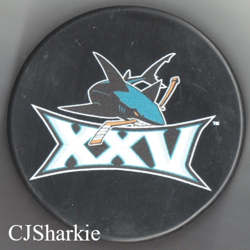 25th Anniversary Logo Puck