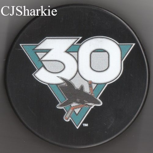 30th Anniversary Logo Puck