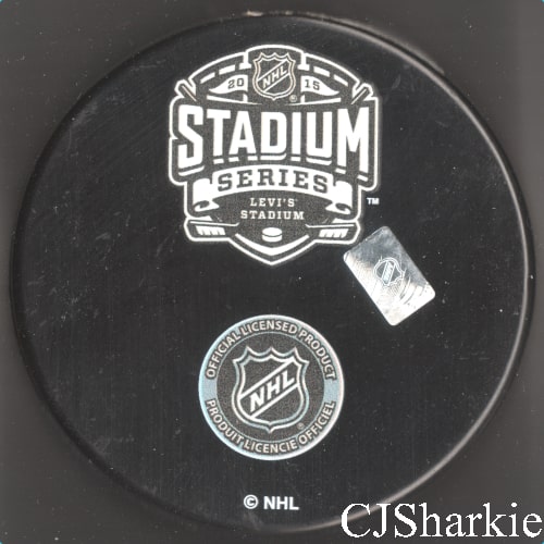 2015 Stadium Series Logo Puck back view