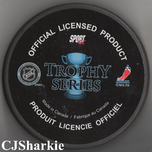 Joe Thoronton Puck back view