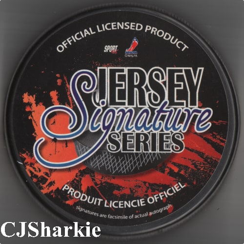 Joe Thoronton Puck back view