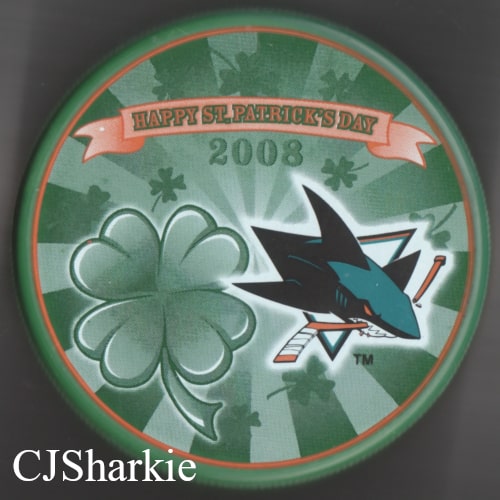 2007-2008 St. Patrick's Day Puck