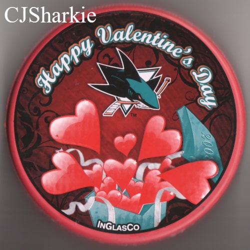 2007-2008 Valentine's Day Puck