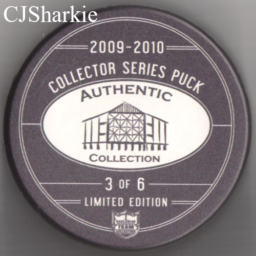 2009-2010 Veteran's Day Puck back view