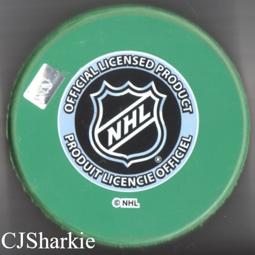 2011-2012 St. Patrick's Day Puck back view