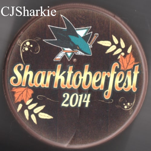 2014-2015 Sharktoberfest Puck
