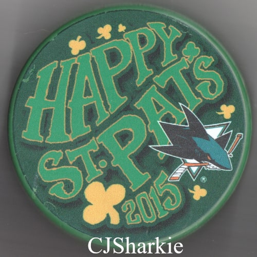 2014-2015 St. Patrick's Day Puck
