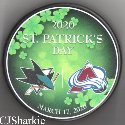 2019-2020 St. Patrick's Day Puck