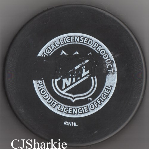 2007-2008 Opening Day Puck back view