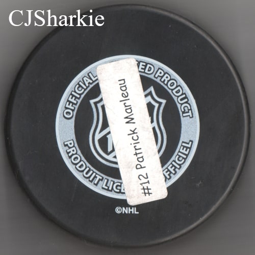 2007-2008 Opening Day Puck back view