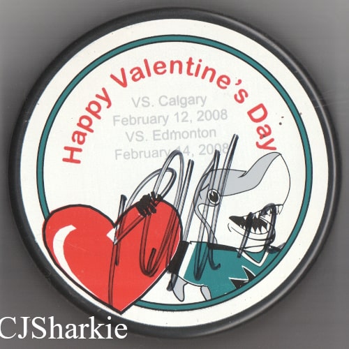 2007-2008 Valentine's Day Puck