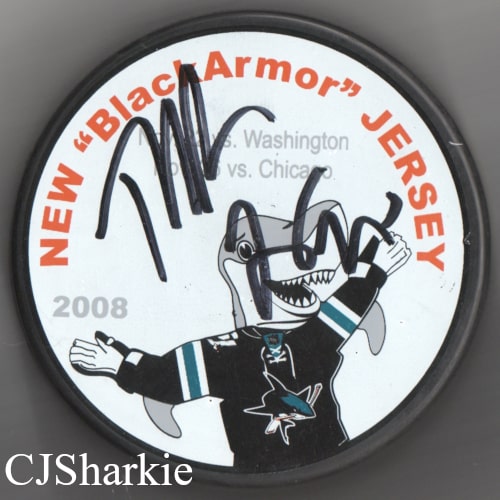 2008-2009 Black Armor Jersey Puck