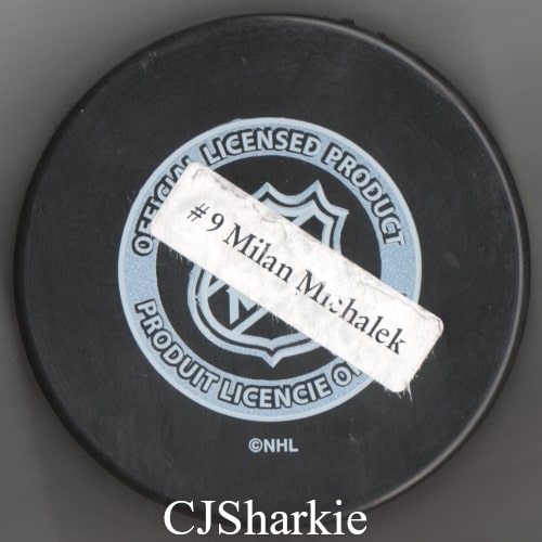 2008-2009 Opening Night Puck back view