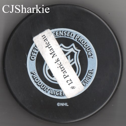 2008-2009 Opening Night Puck back view