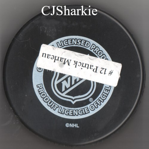 2009-2010 Happy New Year Puck back view