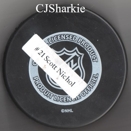 2009-2010 Olympics Puck back view