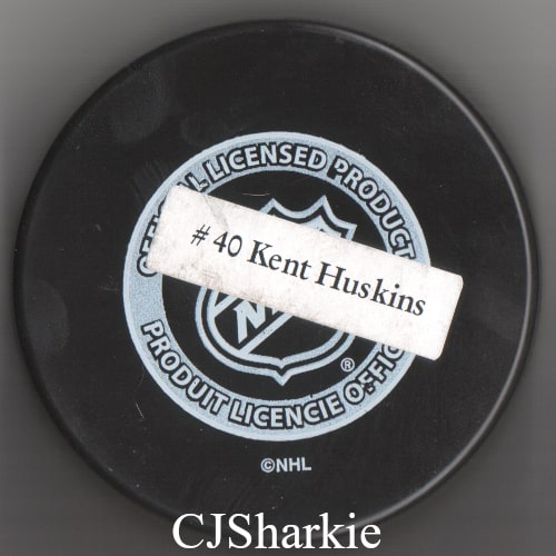 2009-2010 Olympics Puck back view