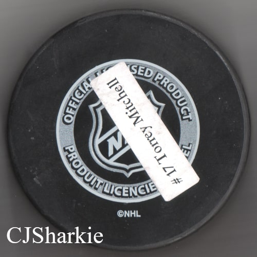 2009-2010 Opening Night Puck back view