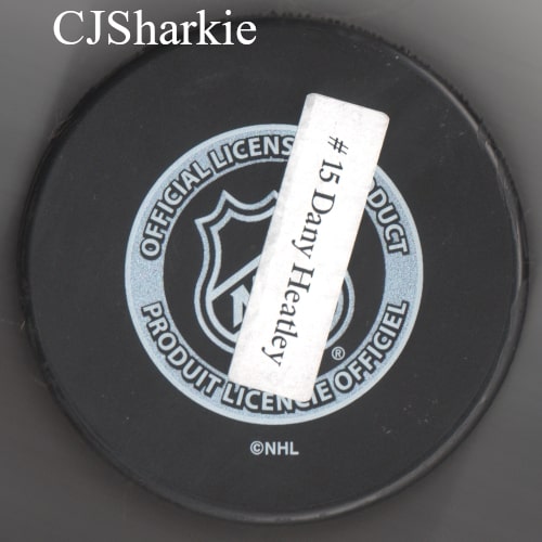 2009-2010 Happy St. Patrick's Day Puck back view