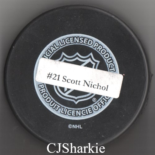 2010-2011 Veteran's Day Puck back view