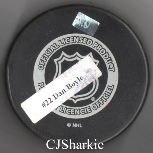 2011-2012 Stanley Cup Playoffs Puck back view