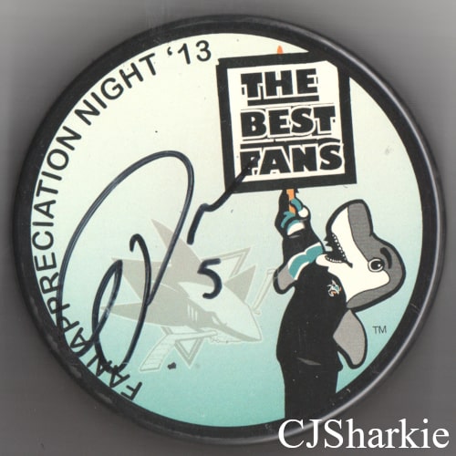 2012-2013 Fan Appreciation Night Puck