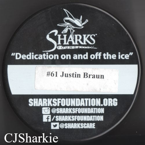 2014-2015 Happy Thanksgiving Puck back view