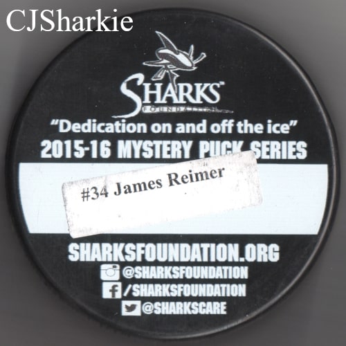 2015-2016 Fan Appreciation Puck back view