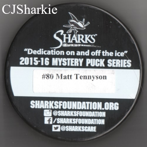 2015-2016 Fan Appreciation Puck back view