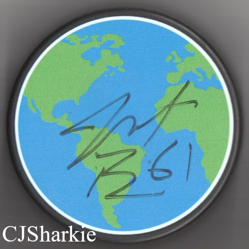2017-2018 Earth Day Puck (Globe Logo) Puck