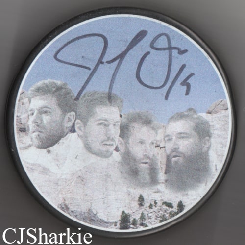 2017-2018 President's Day Puck (Mt. Sharkmore Logo) Puck