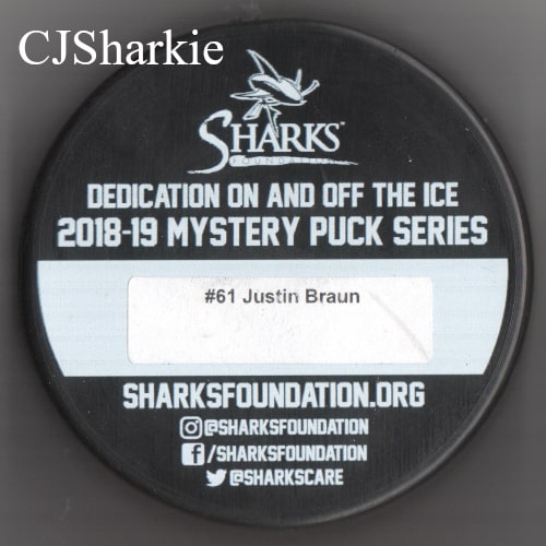 2018-2019 Duck Hunt Puck back view