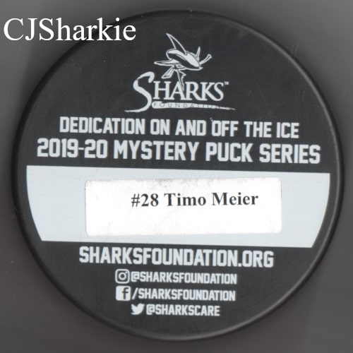 2019-2020 Shark Freak Puck back view
