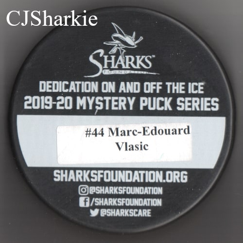 2019-2020 Los Tiburones Puck back view