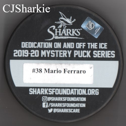 2019-2020 Jersey Series Puck back view