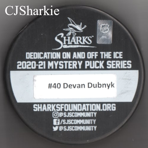 2020-2021 30th Anniversary Puck Puck back view