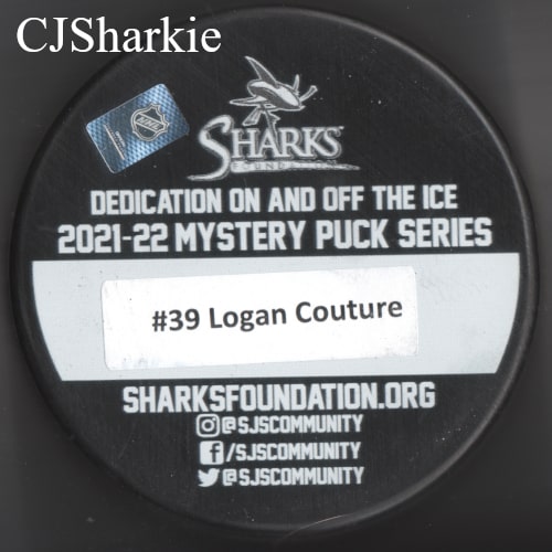 2021-2022 Los Tiburones Puck back view