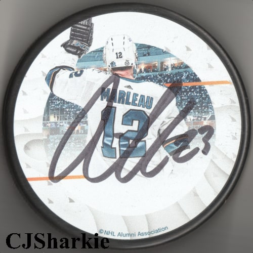 2022-2023 Patrick Marleau Jersey Retirement Puck