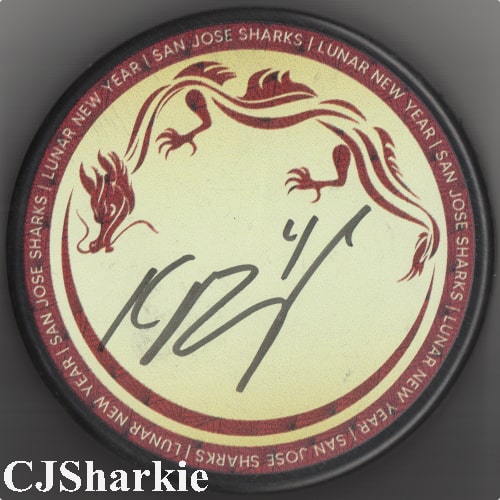2023-2024 Sharks Lunar New Year Puck