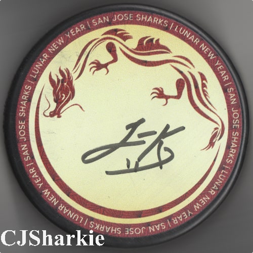 2023-2024 Sharks Lunar New Year Puck