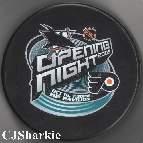 2003-2004 Opening Night Puck
